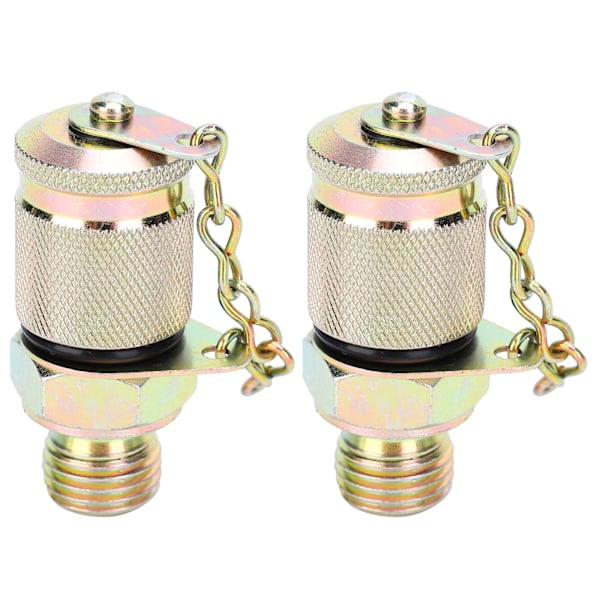 2 stk Hydraulisk testadapter Højtryks slangetilslutning Målepunktforbindelsesværktøj M10 x 1-M12 x 1,25
