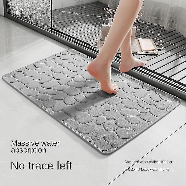 Liukumaton Super Imuva Kylpyhuoneen Matto 50x80cm Vaalea Ruskea Koti Keittiön Matto