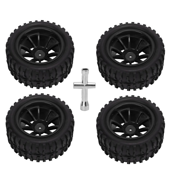 4 st RC-däck 1/10 RC-bil RC-däck RC-tillbehör för HSP 94111 94188 94108