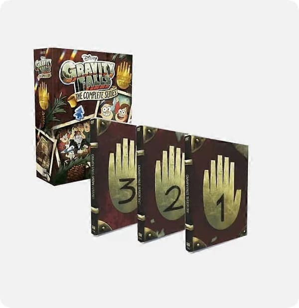 Gravity Falls Komplet Serie DVD 7-Disc engelsk version tt Box Set[NX]