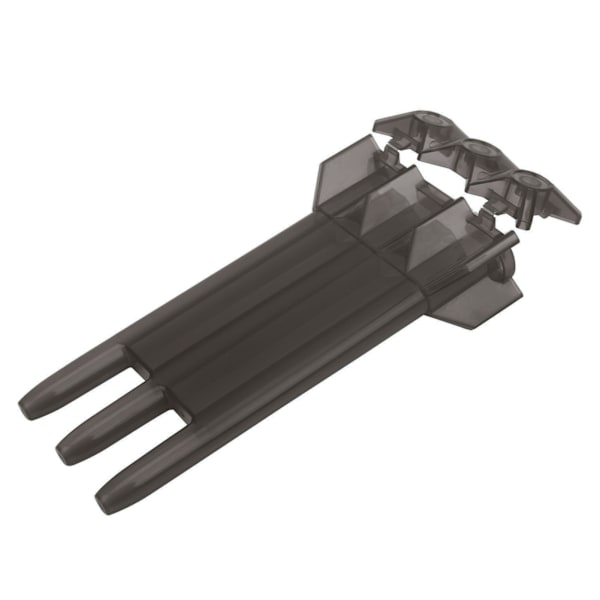 Universal Portabel Dart Box ABS-fodral 3-hylsa Förvaring W/Aluminium Legering Hang Spänne Svart