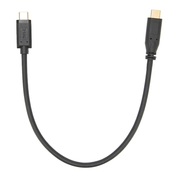 USB 3.1-kabel C till C hane till hona med fixeringsmutterCa 11,8 tum lång USB C till USB C-kabel för telefon Laptop laddareUSB C hane till USB C hona