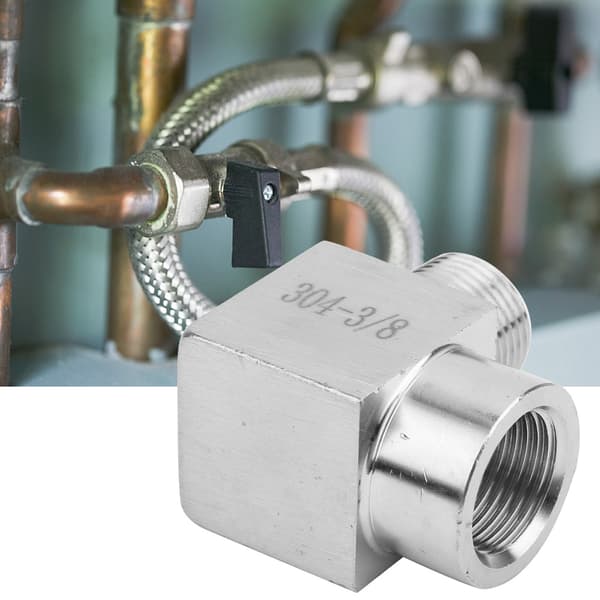 【NX】BSPP hun til han gevind albueforbindelse rørfitting adapter lynkobling til luftolie 3/8in
