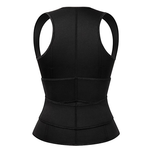 Kvinnor Midjeträning Korsett Dragkedja Väst Justerbar Neopren Body Shaper Cincher Linne Midja Shapewear