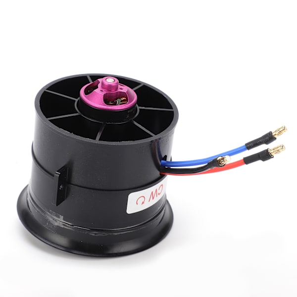 EDF 70 mm 12 Blade Duct 6S 2100KV ESC Speed ​​Controller Set Kompositmaterial til RC Bil CW