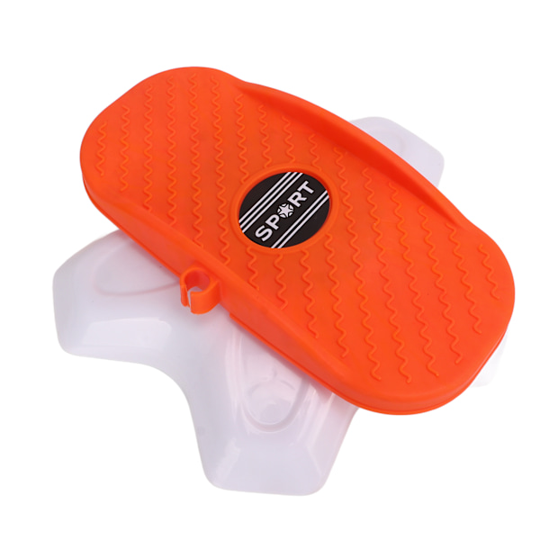 1 par/sæt Split Waist Twist Disc 3D Arc Pedal Lydløs Twist Boards til Sports Fitness Orange