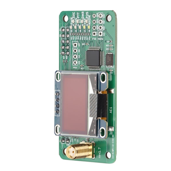 【NX】UHF VHF UV MMDVM Hotspot Module Kit SMA Interface LED Display Hotspot Board med antenne
