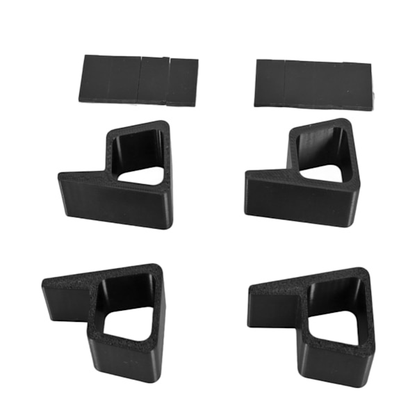 4st Spelkonsol Horisontell version Höjningsfäste Halkbeständigt slitstarkt tillbehör för Xbox One S X Black