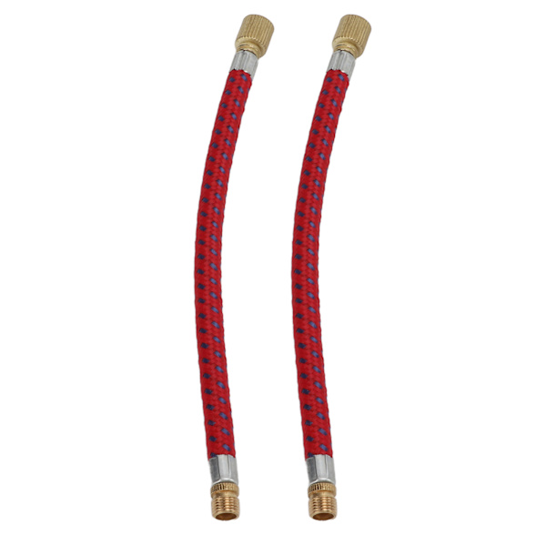2 kpl Pyöränpumppu Jatkoputkea Pituuden Kasvatus 16,6 cm / 6,5 tuumaa Nylon Kupari Materiaalit Kaksoisventtiili Suunnittelu Pumppuletku