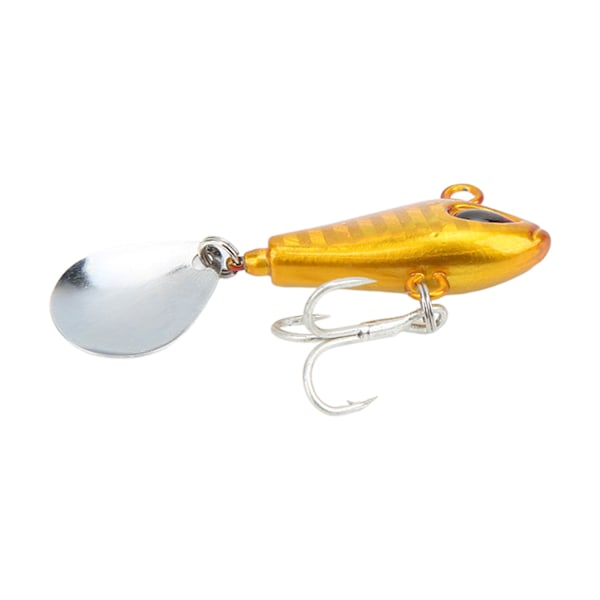 20g Fiskeri VIB Metal Mini Lokkeduer Kunstig Hård Falsk Agnsfisk Natlys VIB Ske Fiskeri Tackle Guld