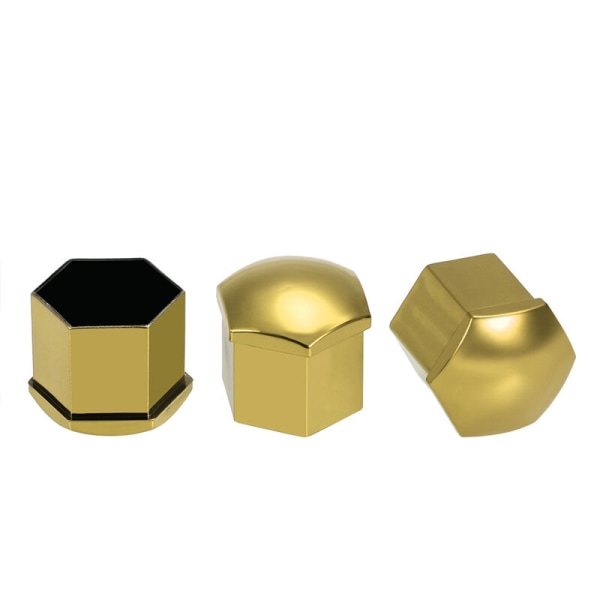 20stk Universal 21mm Hjulmutter Deksler Lug Mutter Caps Skruer Protector, modell: Gold 16