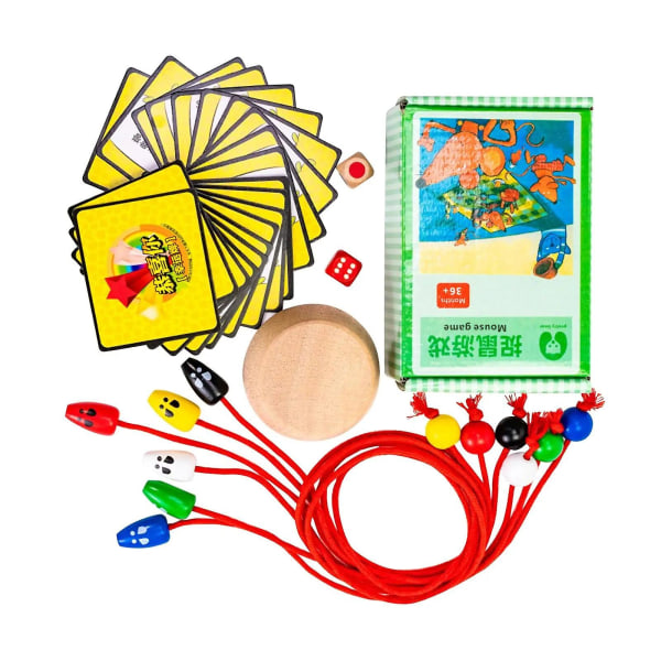 Trämus fångst spel Pedagogisk sensorisk lärande leksak för tonåringar