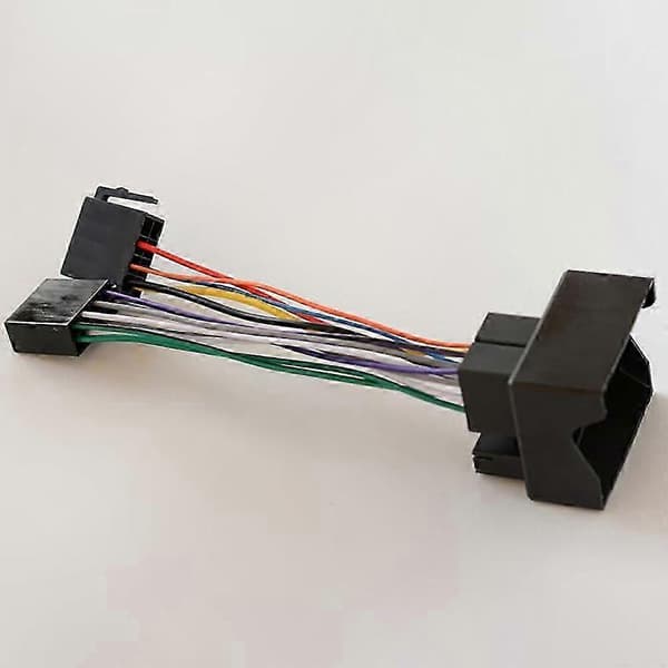 ISO-adapterkabel til bilradioforbindelse Black