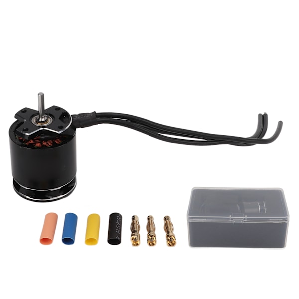 RC Brushless Motor 14 Poler 12 Spor CNC-Frest, Avtakbar Struktur, Outrunner Motorer for 1/10 RC Crawler