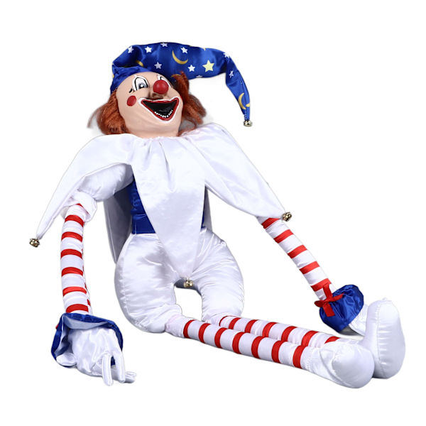 Halloween-klovninenukke pelottava klovninenukke koriste Riippuva pelottava klovninen koriste kauhuaiheisiin tapahtumiin