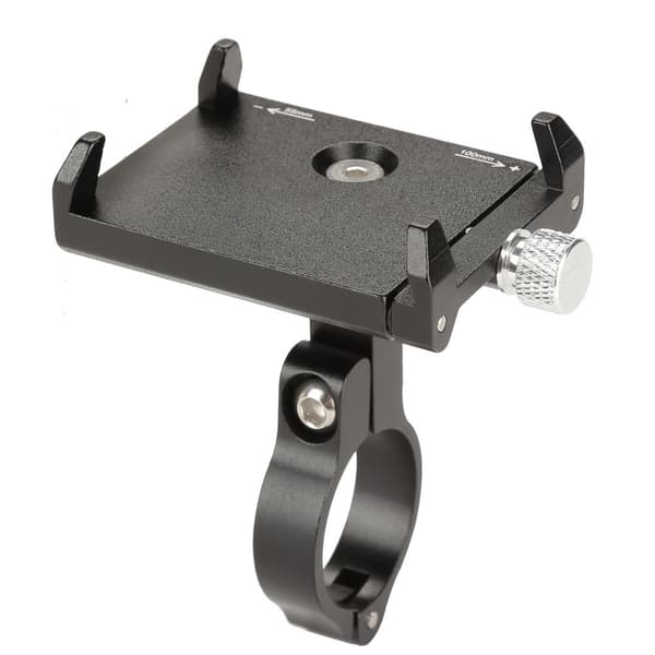 GUB Justerbar Telefonholder til Cykel Styr i Aluminium (Sort)