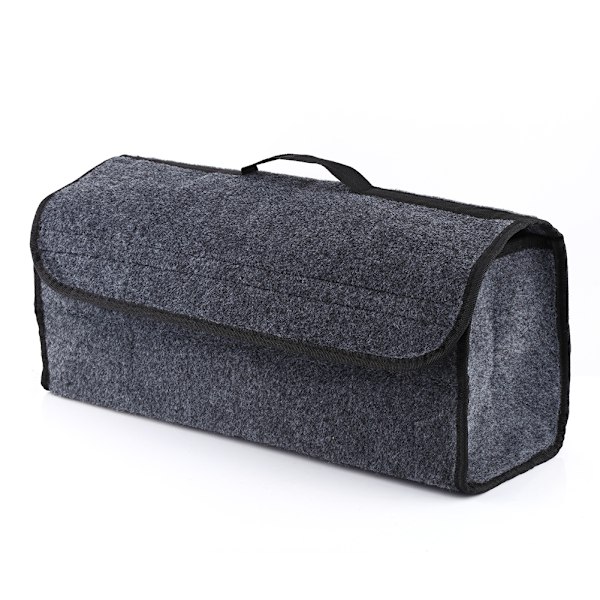 Bilstol Rygg Bakre Förvaringsväska Trunk Organizer Hållare Fick Hängare Fodral Hopfällbar Grå