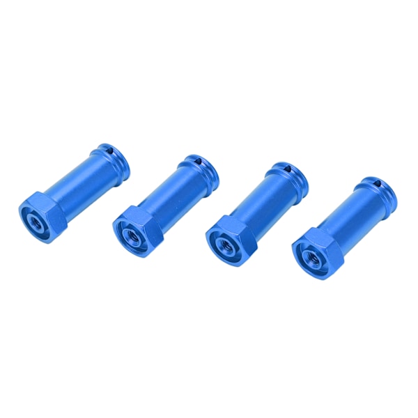 4 stk. 12mm Hjul Hex Nav Adaptere Aluminium Legering 30mm Forlængelse Længere Kombinator til TRAXXAS Slash 2WD 1/10 RC Bil Blå