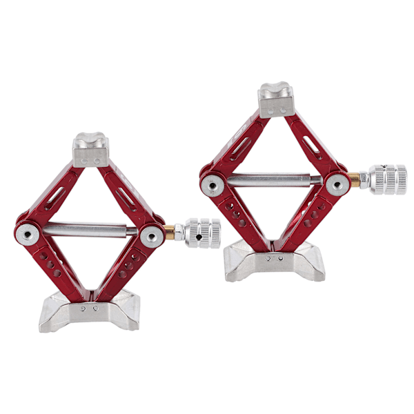 2st metall Universal Rhombus justerbart lyftjack tillbehör för 1/10 RC Car Red