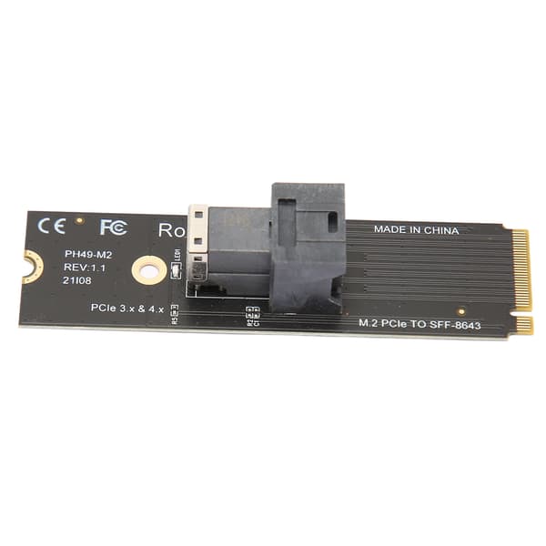 【NX】M.2 PCIE 4.0 - SFF8643 U2 -sovitin M.2 NVME - SFF 8643 -sovitin SFF8643 - SFF8639 -sovitinkaapelilla