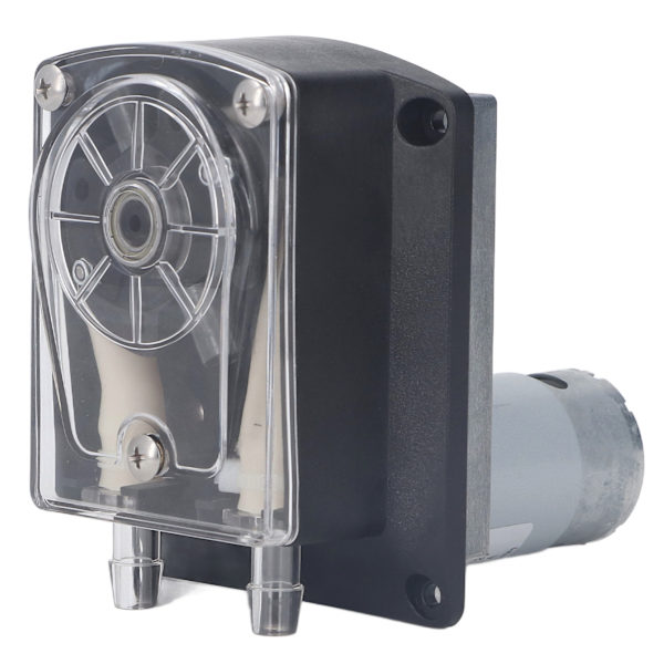 Högflöde peristaltisk pump 1500ml/min Micro dubbelhuvud peristaltisk vätskepump för tvättmaskiner DC24V