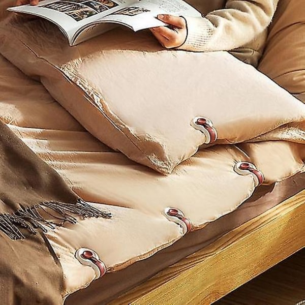 6 stk Plastic Quilt Fastener Sengelagen Fastener Sengelagen Keeper Comforter Fasteners