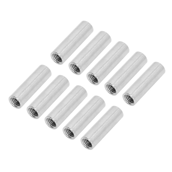 10 kpl sisäkkierteinen liitäntämutteri M8 X 1,25 12 L40 mm pyöreä muoto liitäntämutteri Sarja liitäntää varten