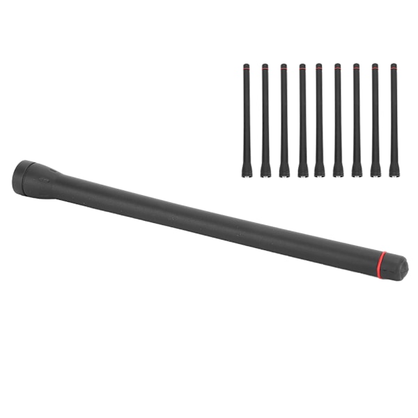 10 st FASC55V Kort VHF Antenn WalkieTalkie Radio Tillbehör för COM ICF3/F11/F14