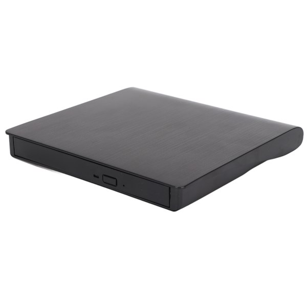 Extern DVD-enhet Svart USB 3.0-gränssnitt Stabil Tillförlitlig Lågbrus Horisontell självbärande drift CD-brännare