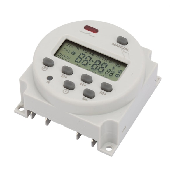 Liten type 7-dagers programmerbar digital visningstimerbryter 1S~168h 5VA(5V DC)