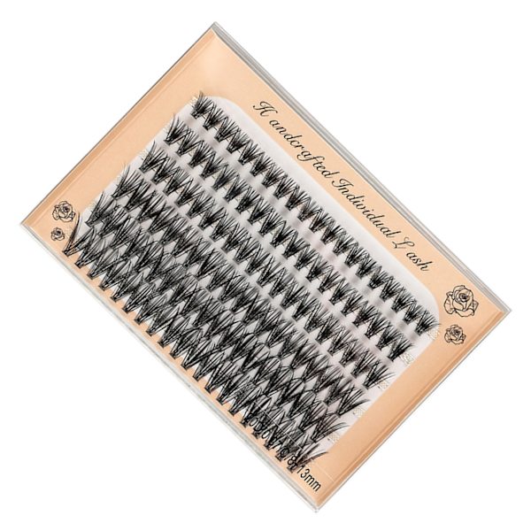 Lash Clusters Simulering Mixed Handcrafted Mjuk Lättvikt Tät DIY Ögonfransförlängning för makeup