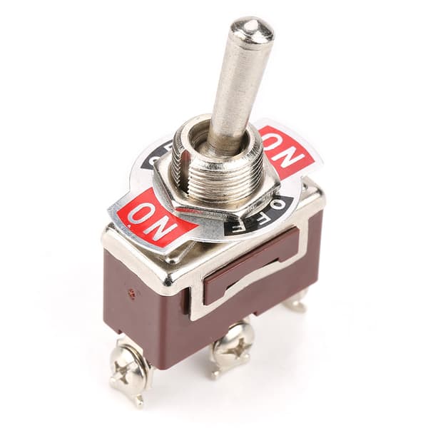 5 stk ONOFFON 3-posisjons vippebryter 3-pinners 12mm 15A 250VAC