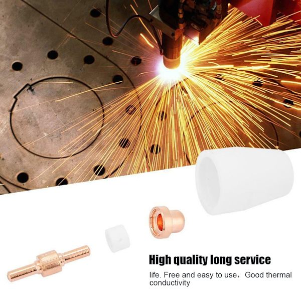 75 st Shield Cup Tip Elektrod Swirl Ring för PT-31 LG 40 plasmaskärbrännare CUT40 CUT50(75st )