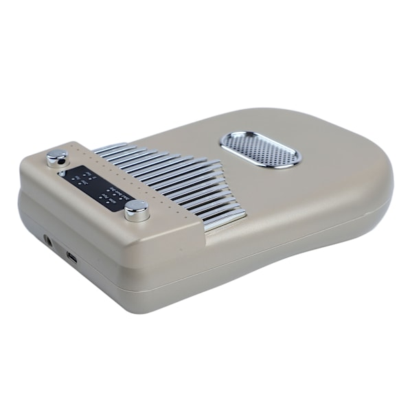 17 Taster Elektronisk Smart Kalimba Thumb Piano Bærbar Musikinstrument med Notenblad til Børn Voksne Begyndere Guld