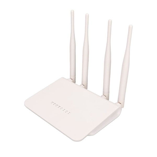 4G LTE-modemrouter med SIM-kortspor 4 antenner 2,4G 300 Mbps Støtter 32 enheter WiFi-router for kontor 100‑240V EU-kontakt