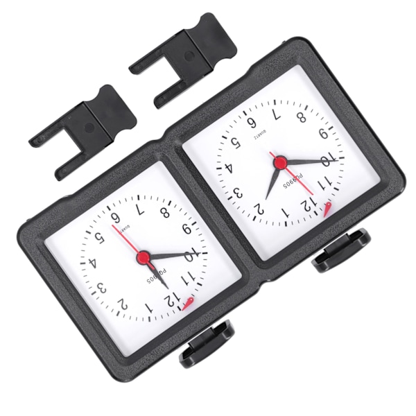 Multifunktionsschack analog klocka Count Up Count Down Timer Mute för brädspelstävling