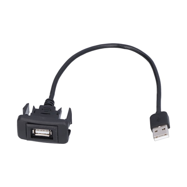 Bil USB-port Uttak Fleksibel Forlengningskabel Ladeadapter Dashbord Flush Mount