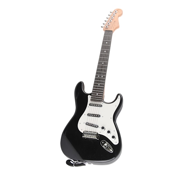 Barn elektrisk gitarr leksak Multifunktionell mini elektrisk gitarr musikinstrument leksak för pojke flicka svart
