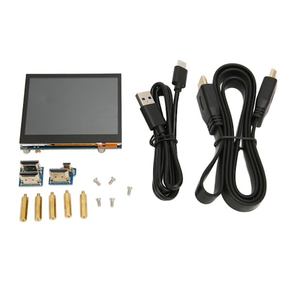 3,5 tuuman kapasitiivinen kosketusnäyttö USB Type C I2C 5 pisteen kosketus 640x480 IPS-näyttö Kosketusnäyttö LCD-näyttö RPi:lle