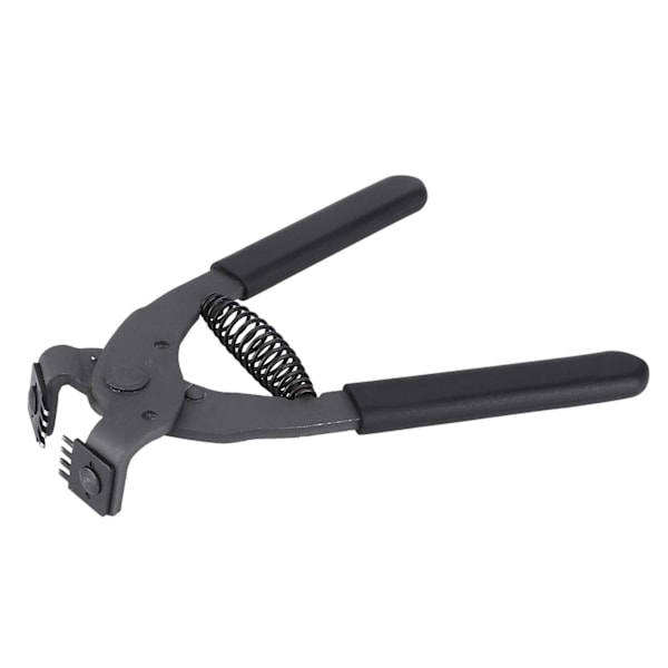 17 cm käsikäyttöinen hiiliterästä valmistettu hiljainen pihdit Nahkatöiden rei'itystyökalu 4 mm (4 hammasta)