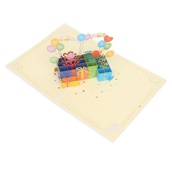 3D-onnittelukortti DIY Upea kaunis 3D-syntymäpäiväkortti numerokorttien kanssa