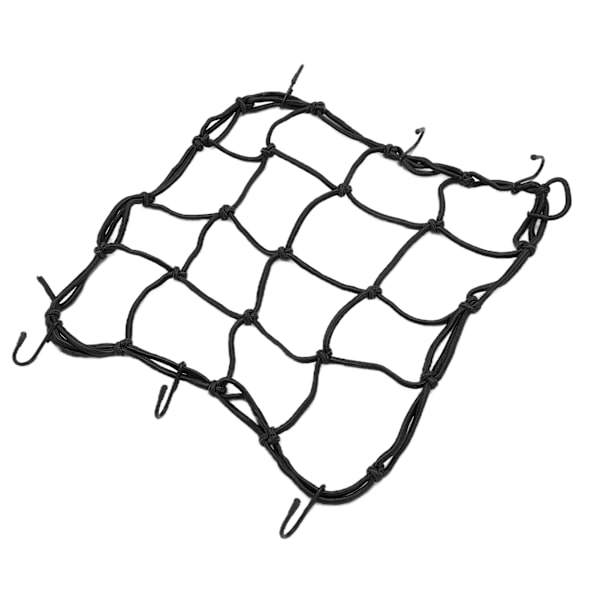 Cargo Net Nylon Robust Elastisk Bagagenet med Kroge til Vej Mountain Cykler Motorcykler Elektriske Køretøjer Sort