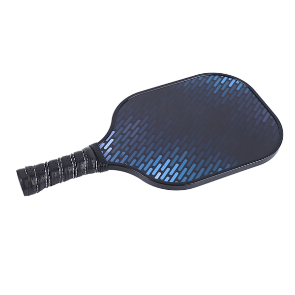 Pickleball Paddles Set Fashionabla kolfiber lätta pickleballracketar med 2 bollar och bärväska Svart Blå