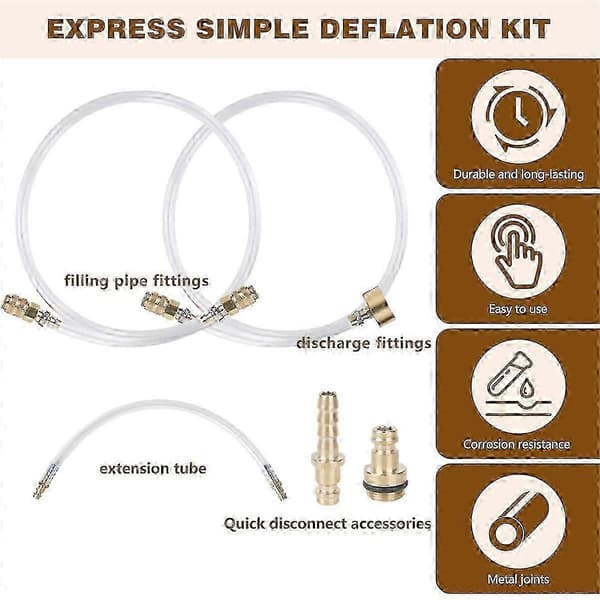 Boat Hydraulic Steering Bleed Kit Compatible with Seastar Compatible with All Outboards
