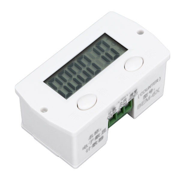 BERM Elektronisk Tæller Magnetisk Induktion Digital Display Industriel Stans Tæller 0‑999999