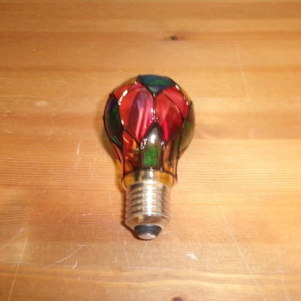 Farvet Glas Pære 4W LED-pære Malet Glas Base M B