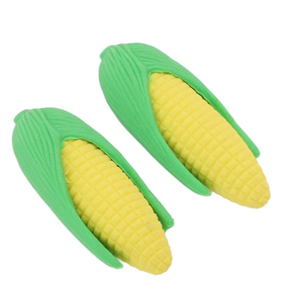 100 stk Mini Corn Erasers Mini Corn Style Sikker Giftfri PTR Ofte brukt Barn Blyant Erasers Kompatibel med Barn Skolefest