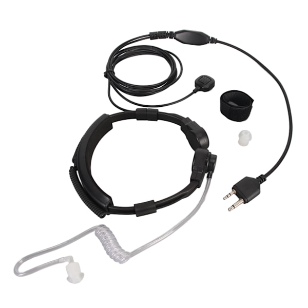 Halsmikrofon hörsnäcka Akustiskt rörheadset med finger PTT för Alan Midland LXT600VP3 LXT500VP3 GXT1050VP4 GXT1030VP4