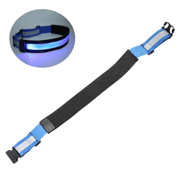 LED-heijastava vyötärövalo, kirkas varoitusvalo, turvallinen USB-lataus ulkoilmakäyttöön