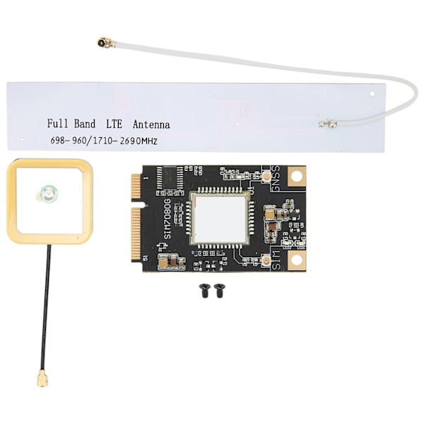 För LILYGOTTGO PCIE 7080G-modul SIM7080G Chip PCIE-modulkort med LTE-antenn GPS-antennskruvar